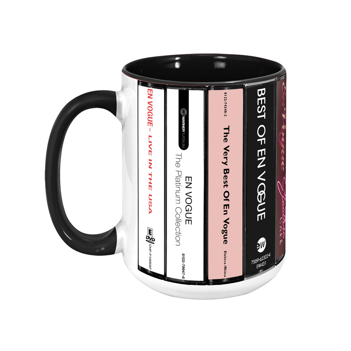 En Vogue Albums Cassette Collection Retro Accent Mug