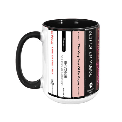 En Vogue Albums Cassette Collection Retro Accent Mug