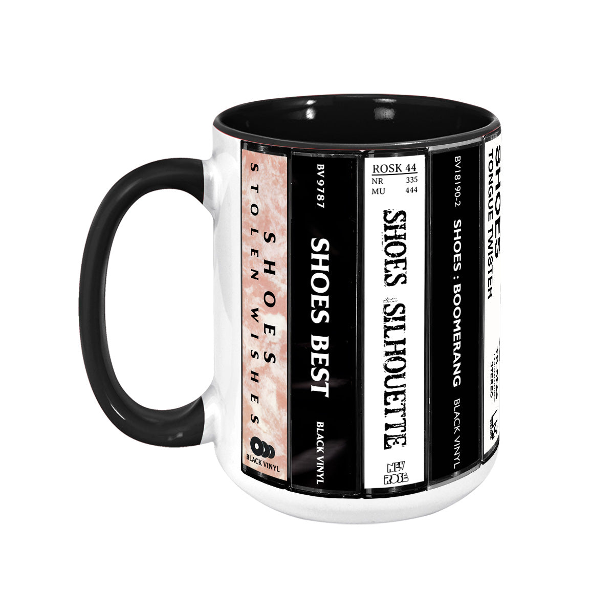 Shoes Albums Cassette Collection Retro Accent Mug