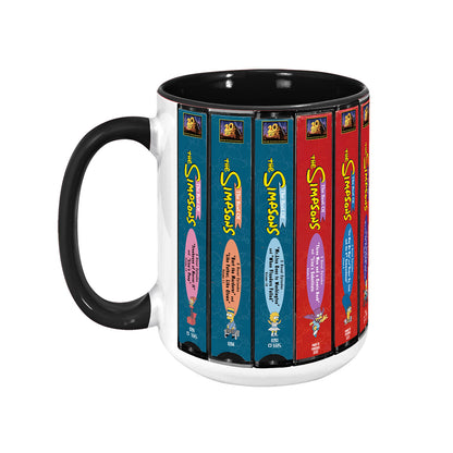 The Best of The Simpsons VHS Collection Nostalgia Mug