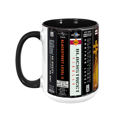 BLACKstreet Albums Cassette Collection Retro Accent Mug