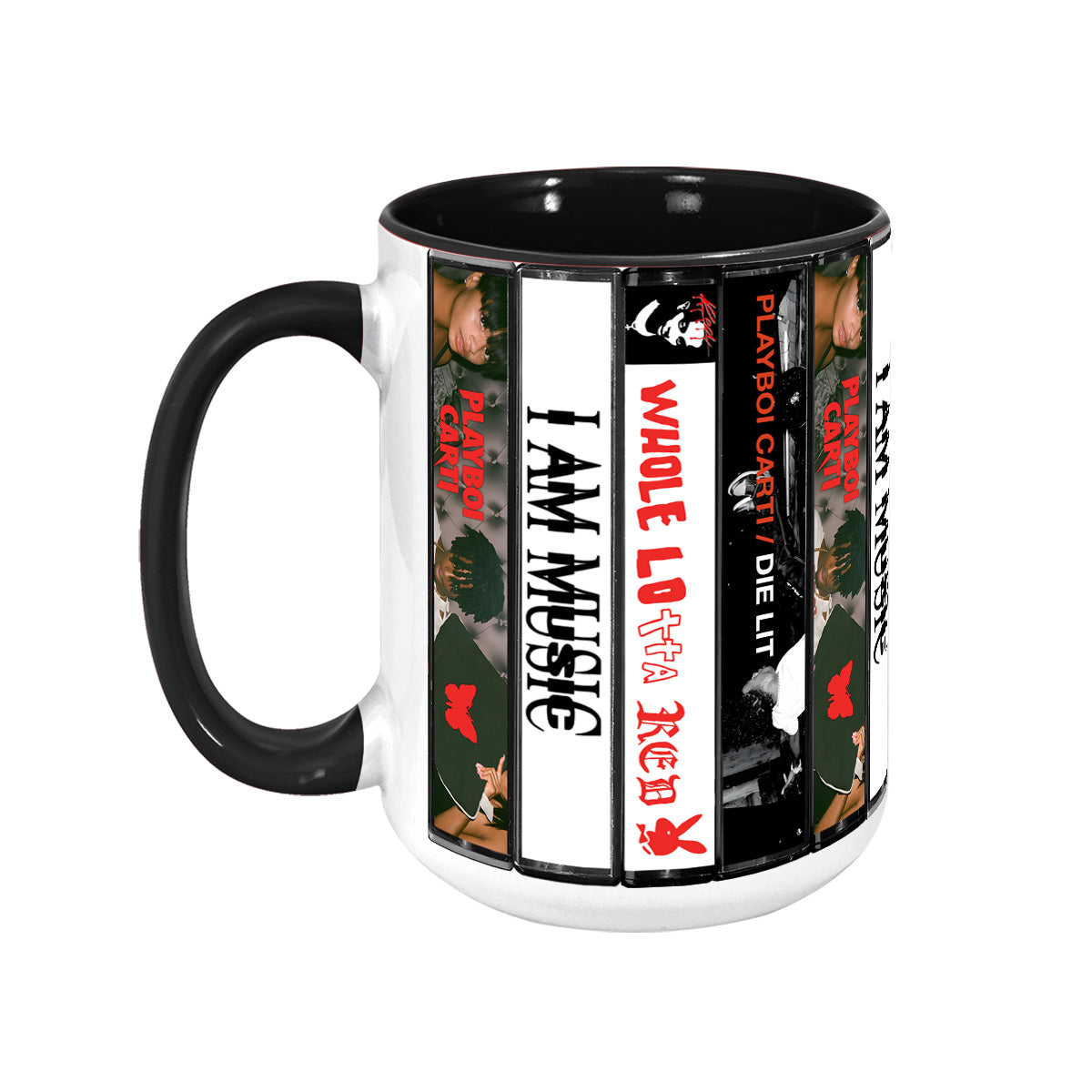 Playboi Carti Albums Cassette Collection Retro Accent Mug