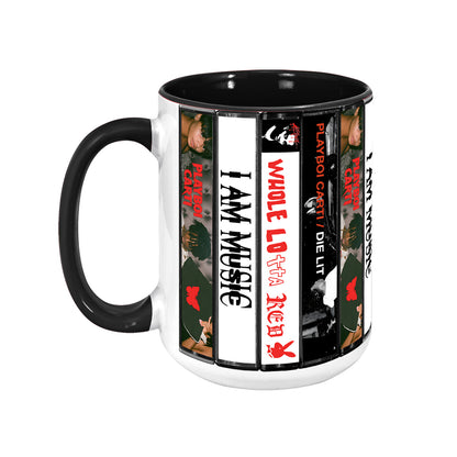 Playboi Carti Albums Cassette Collection Retro Accent Mug
