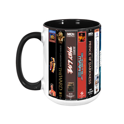 VHS Tape John Carpenter Movies Nostalgic Accent Mug