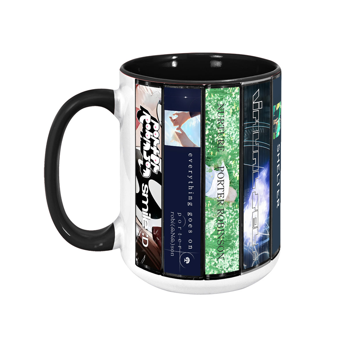 Porter Robinson Albums Cassette Collection Retro Accent Mug