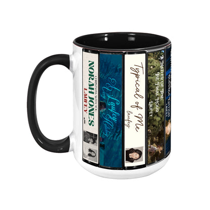 Laufey Albums Cassette Collection Retro Accent Mug