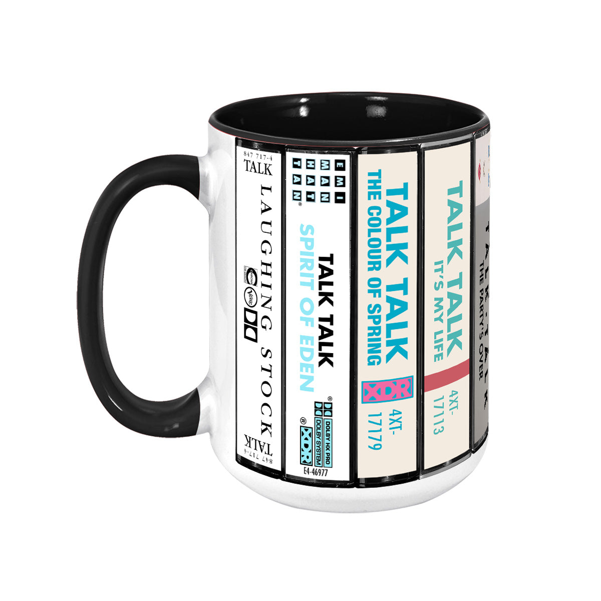 Talk Talk Albums Cassette Collection Retro Accent Mug