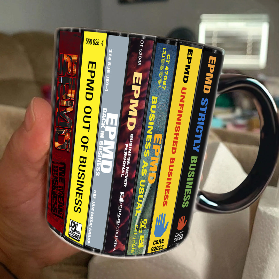 EPMD Albums Cassette Collection Retro Accent Mug
