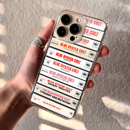 Blue Oyster Cult Albums Cassette Collection Retro Phone Case