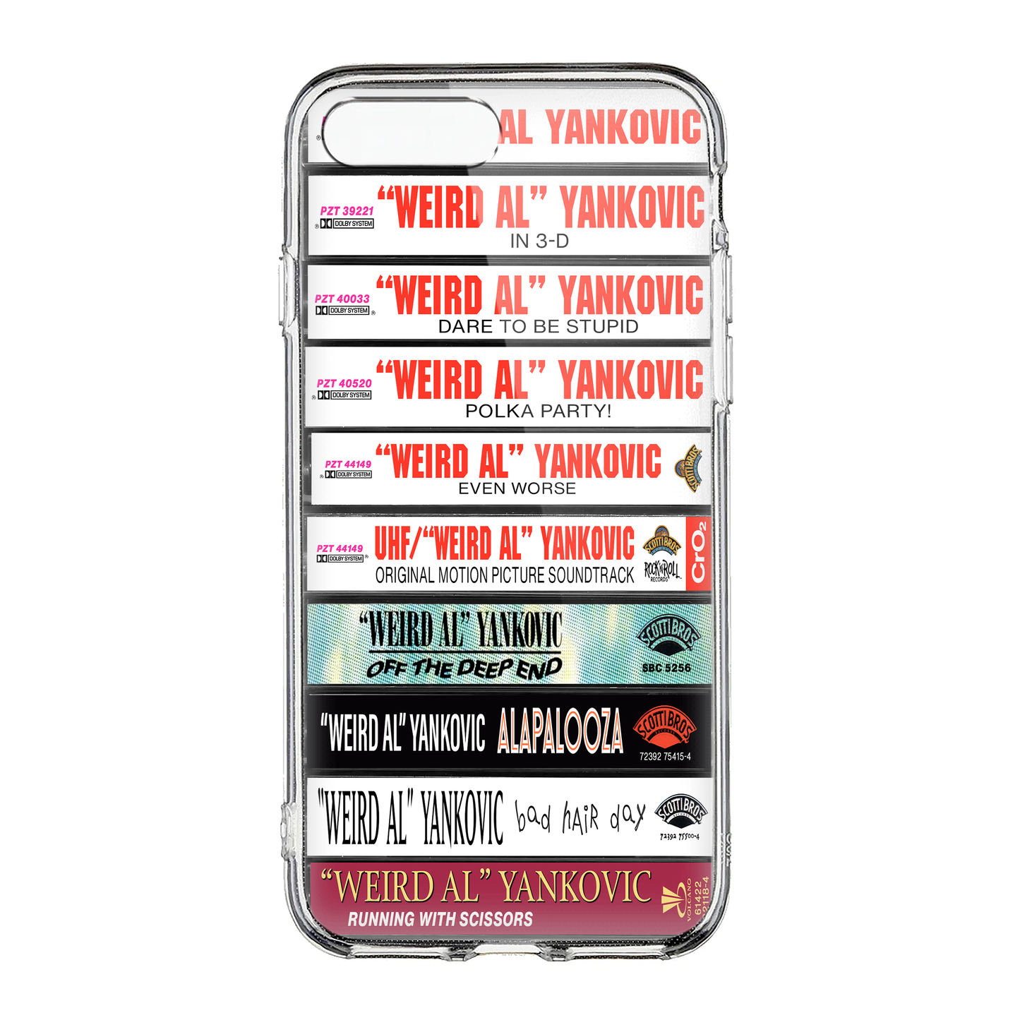 Weird AI Albums Cassette Collection Retro Phone Case