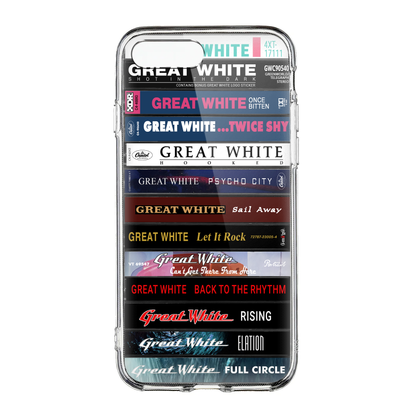Great White Albums Cassette Collection Retro Phone Case