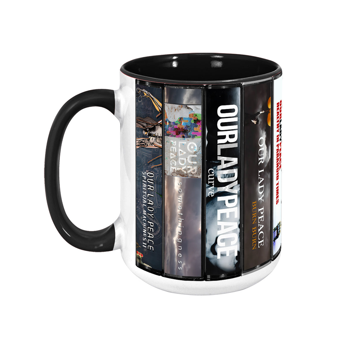 Our Lady Peace Albums Cassette Collection Retro Accent Mug