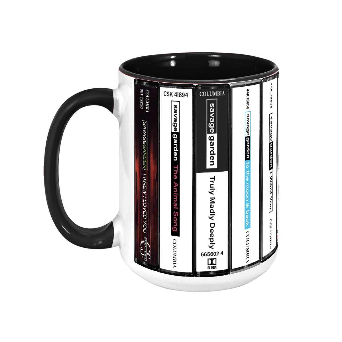 Savage Garden Albums Cassette Collection Retro Accent Mug