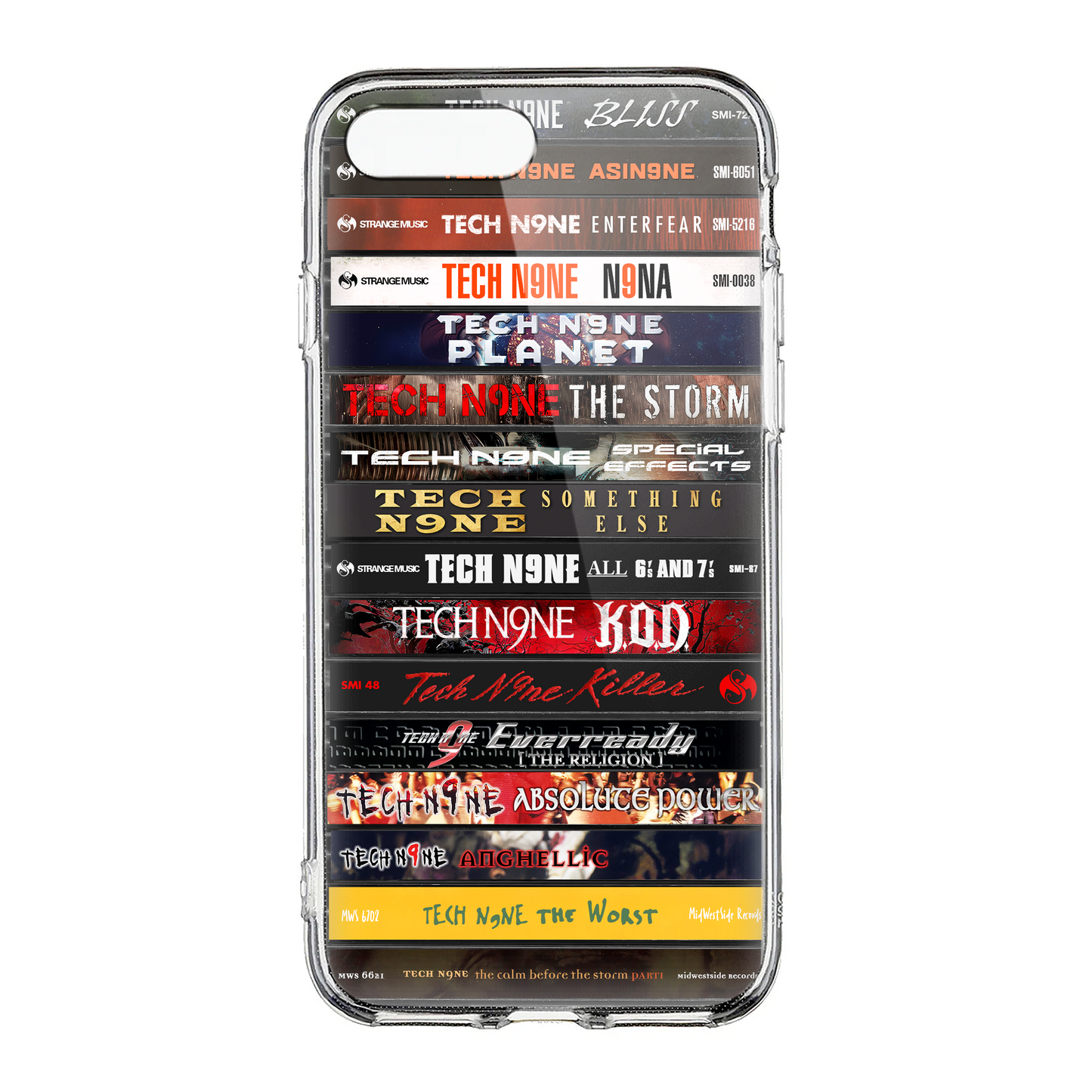 Tech N9ne Albums Cassette Collection Retro Phone Case