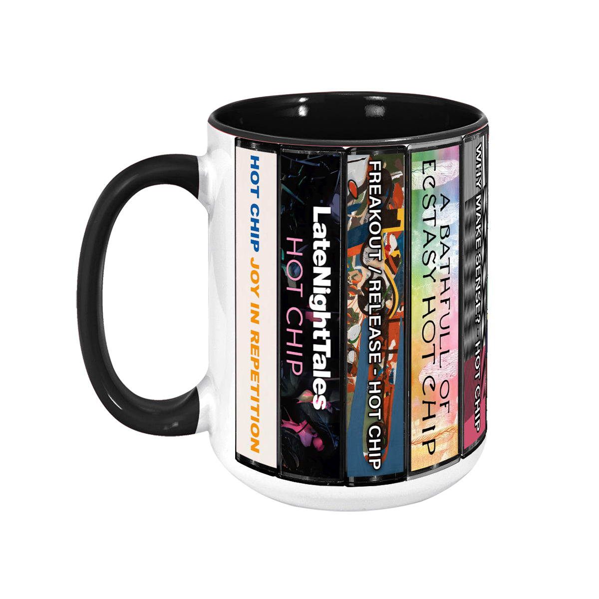 Hot Chip Albums Cassette Collection Retro Accent Mug