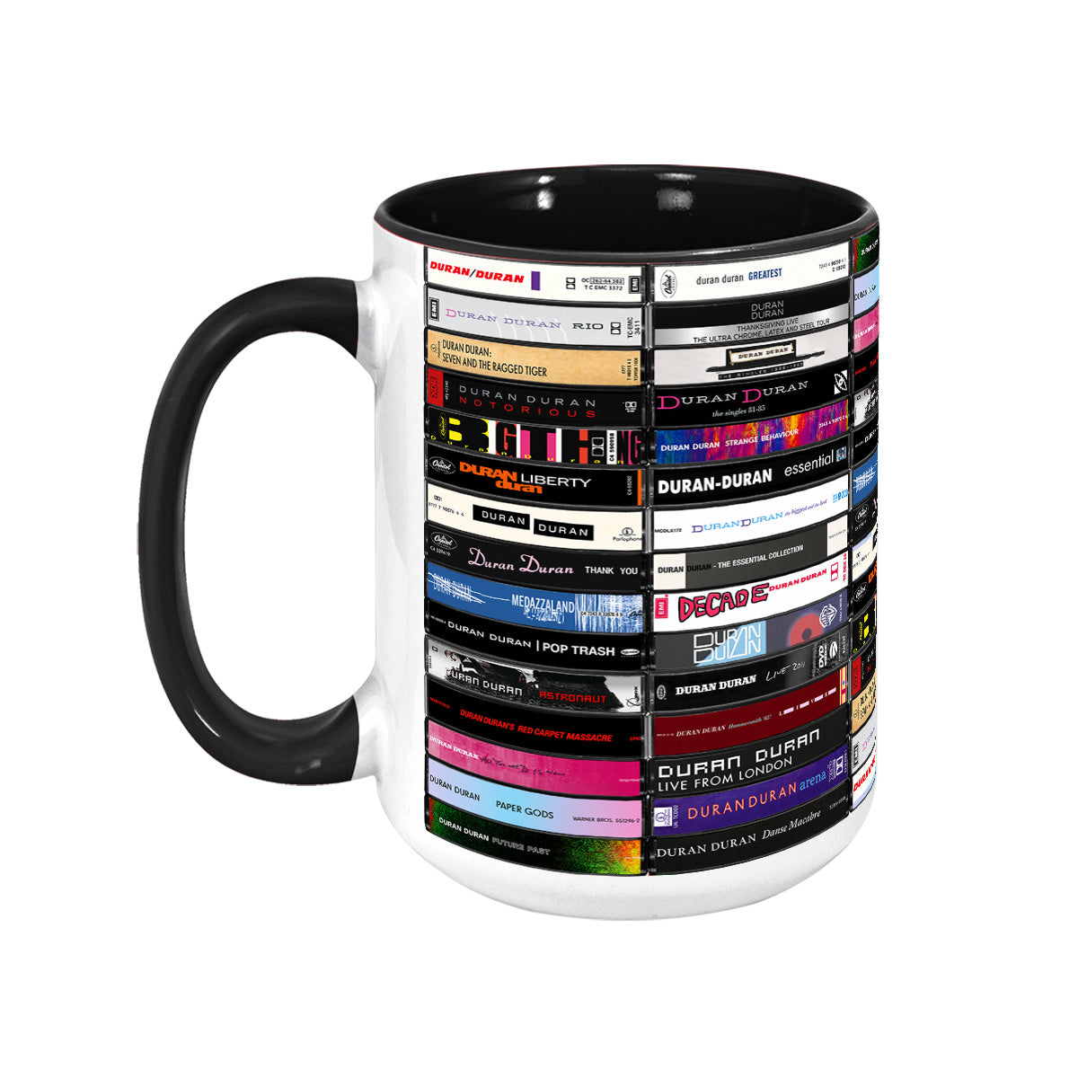 Duran Duran Albums Cassette Retro Collection Accent Mug - Extended Version