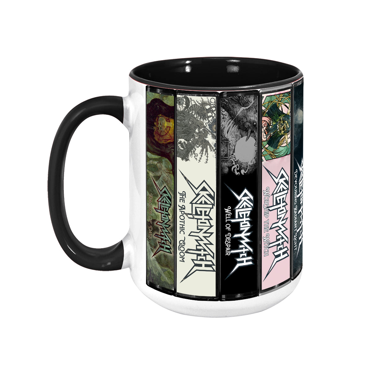 Skeletonwitch Albums Cassette Collection Retro Accent Mug