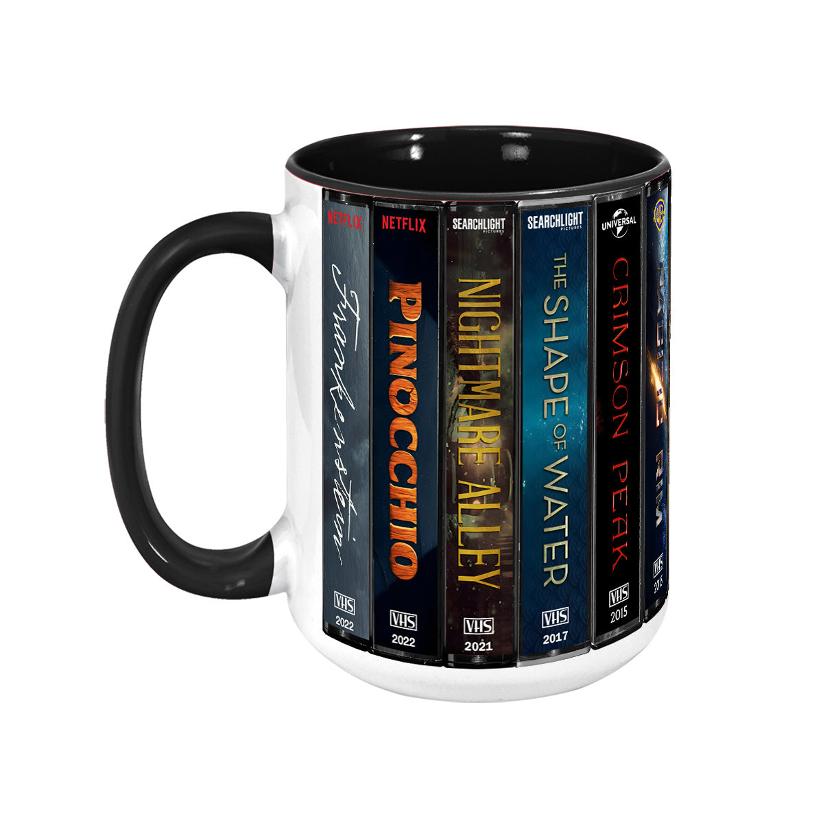 Guillermo del Toro VHS Movies Collection Accent Mug