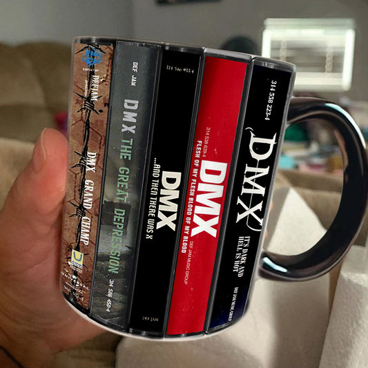 DMX Albums Cassette Collection Retro Accent Mug