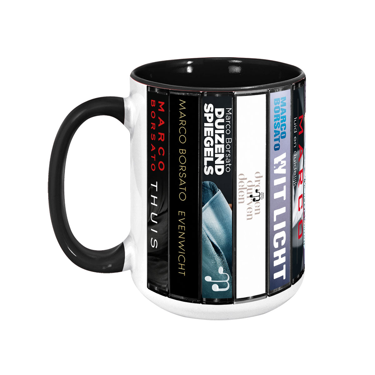 Marco Borsato Albums Cassette Collection Retro Accent Mug