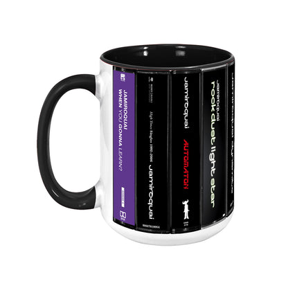 Jamiroquai Albums Cassette Collection Retro Accent Mug