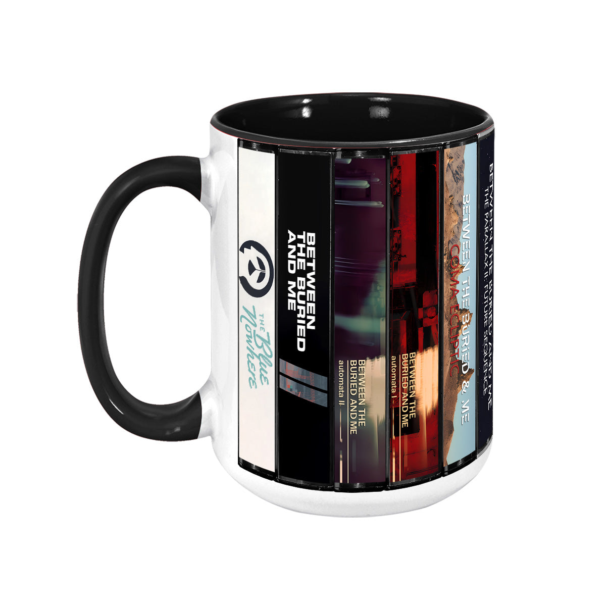 Between the Buried and Me Albums Cassette Collection Retro Accent Mug