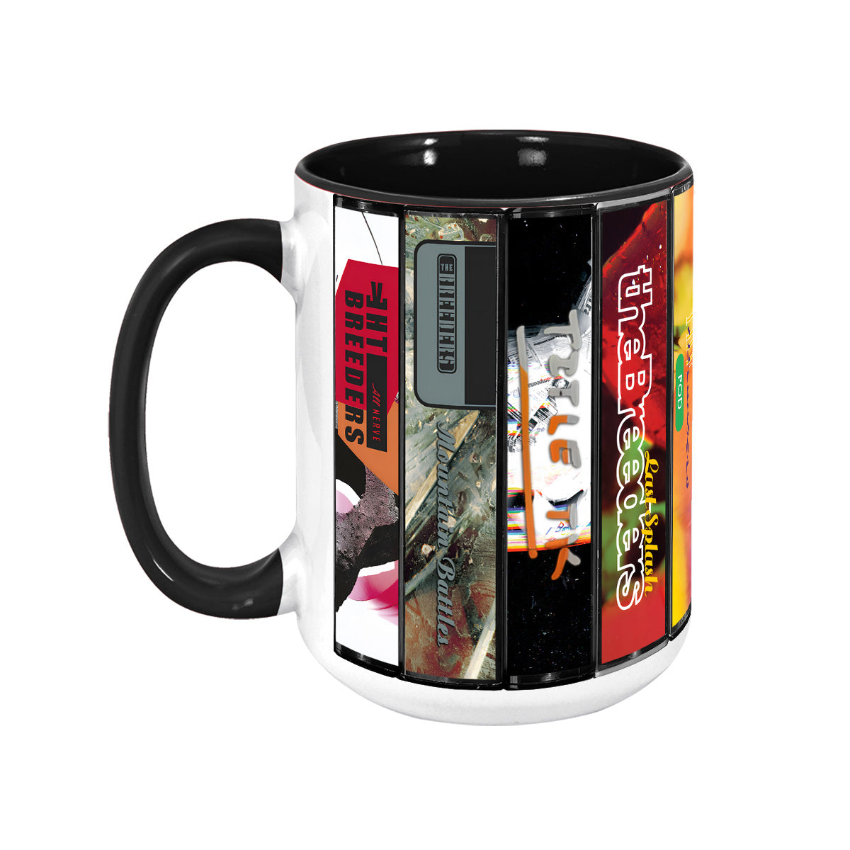 The Breeders Albums Cassette Collection Retro Accent Mug