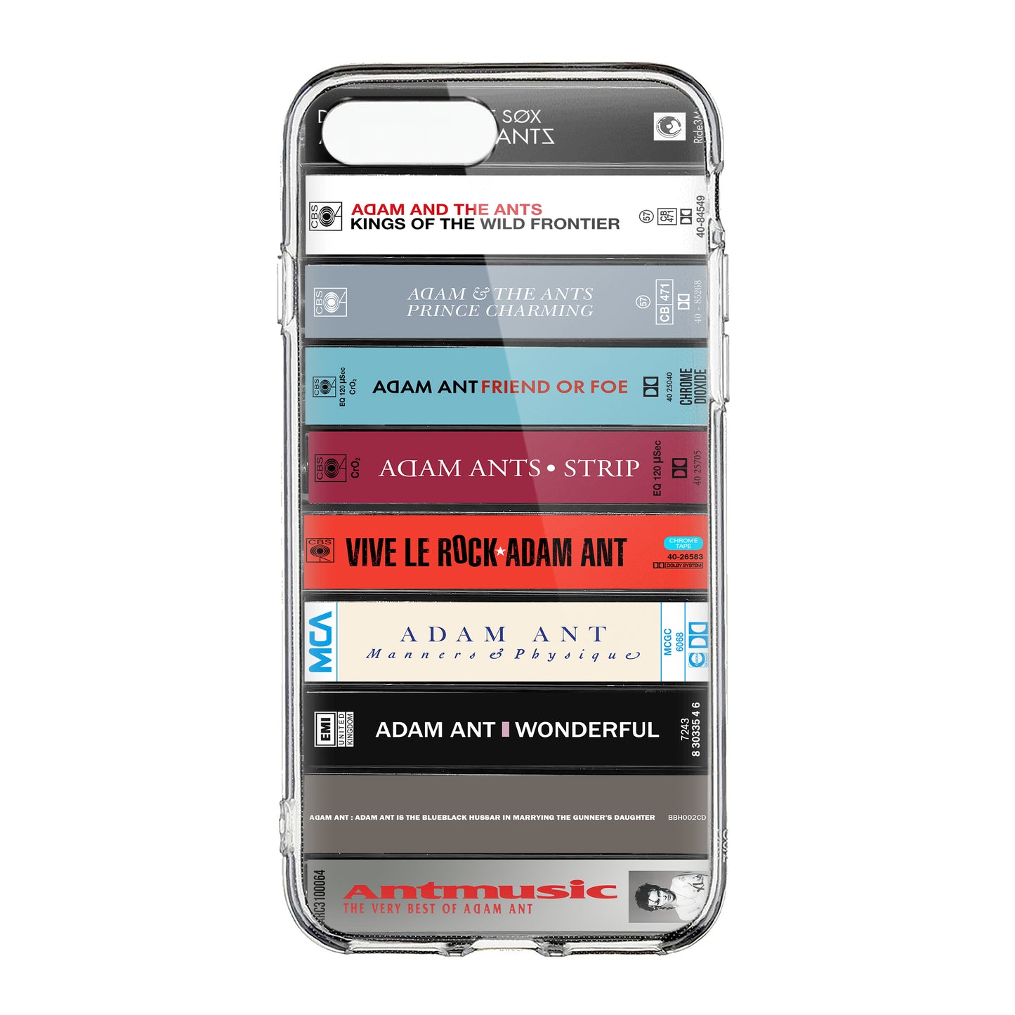 Adam and the Ants Albums Cassette Collection Retro Phone Case