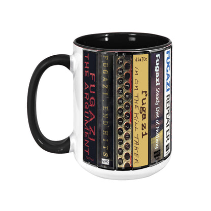 Fugazi Albums Cassette Collection Retro Accent Mug