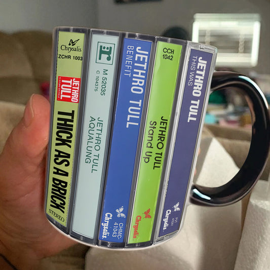 Jethro Tull Albums Cassette Retro Collection Accent Mug