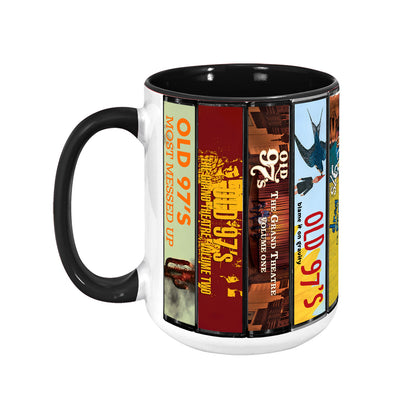 Old 97's Albums Cassette Collection Retro Accent Mug