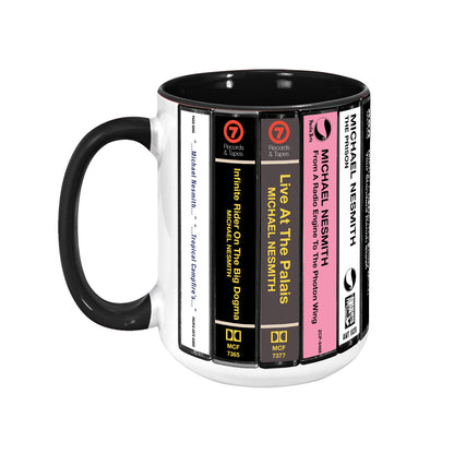 Michael Nesmith Albums Cassette Collection Retro Accent Mug