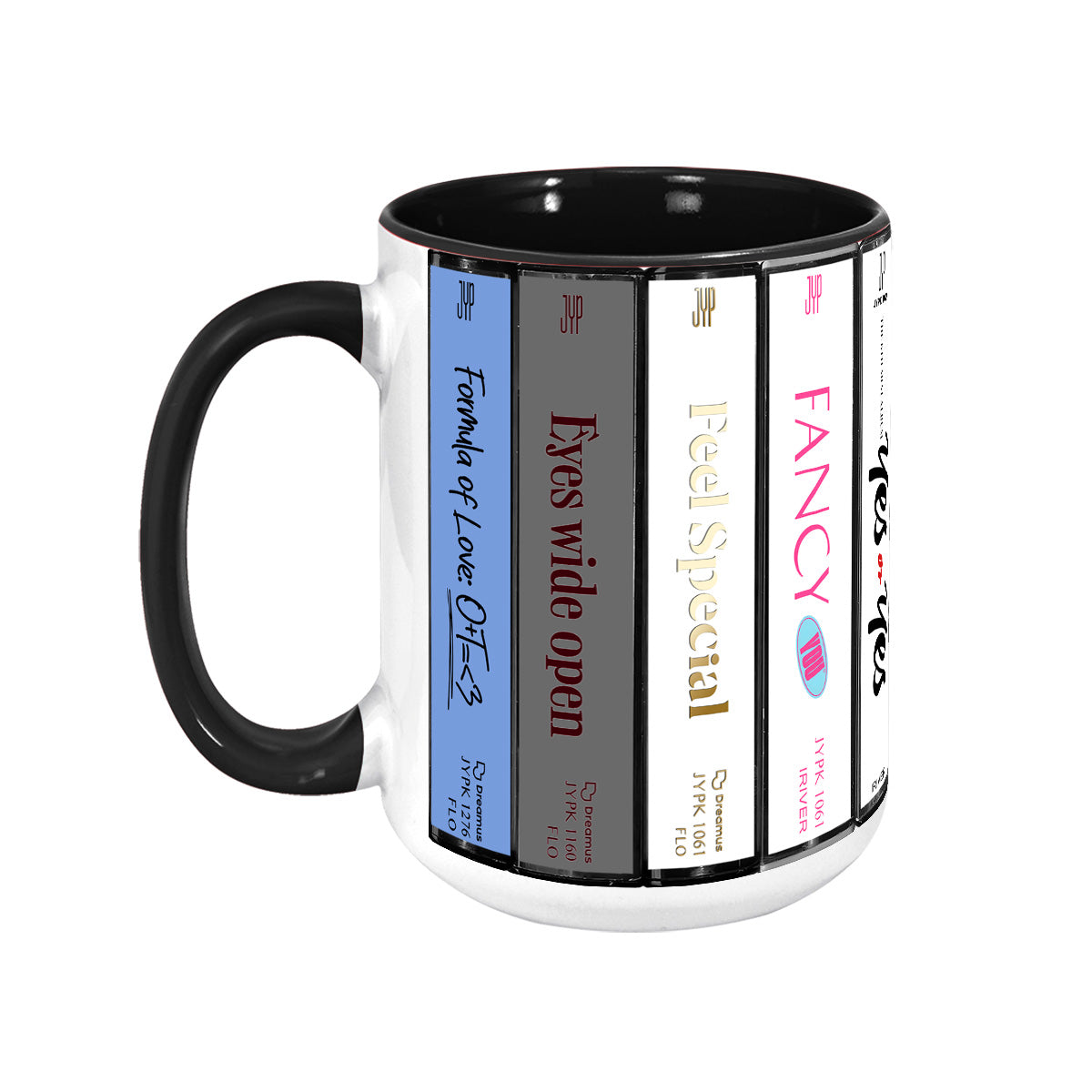 Twice Albums Cassette Collection Retro Accent Mug