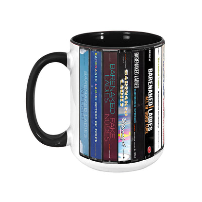 Barenaked Ladies Albums Cassette Collection Retro Accent Mug