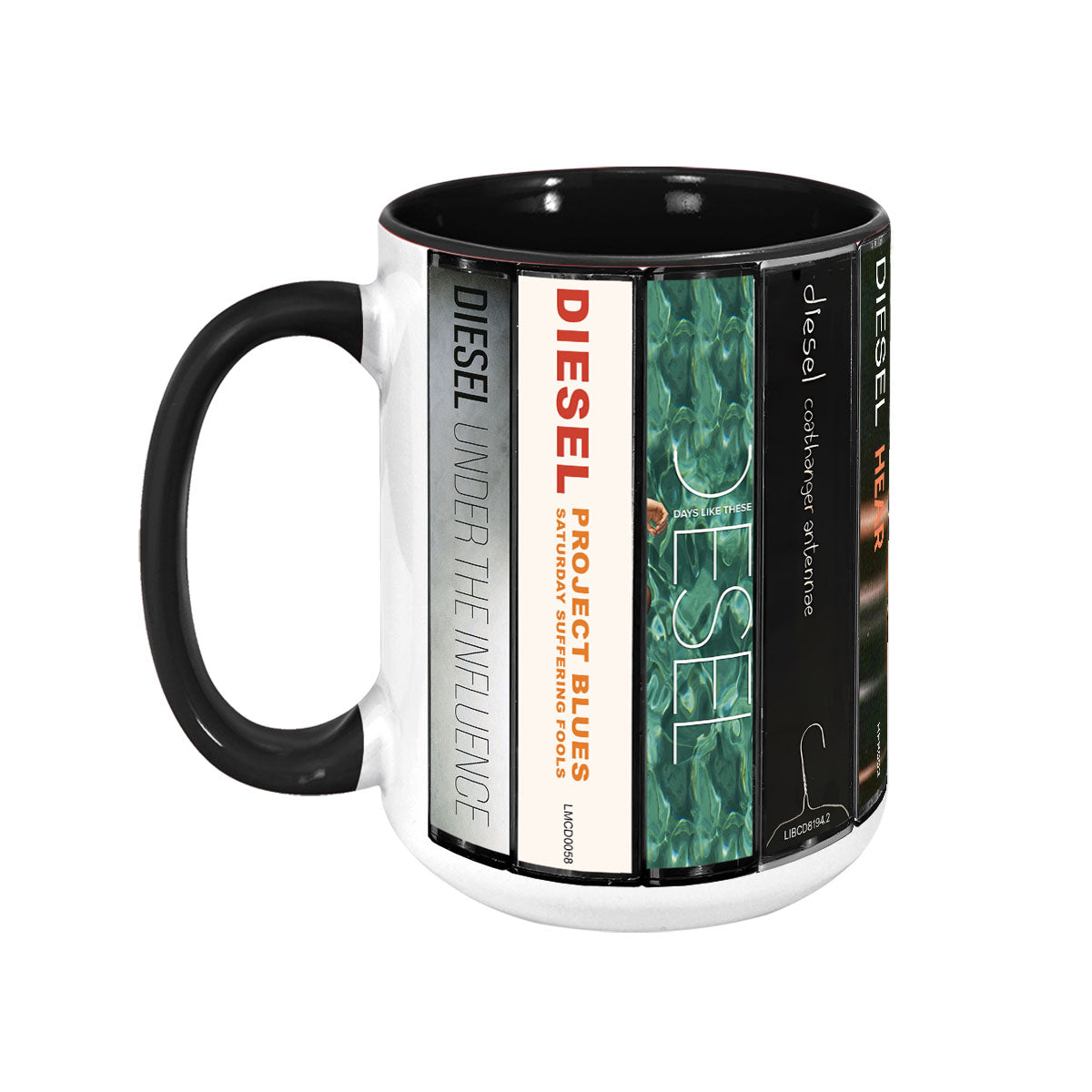 Diesel Albums Cassette Collection Retro Accent Mug
