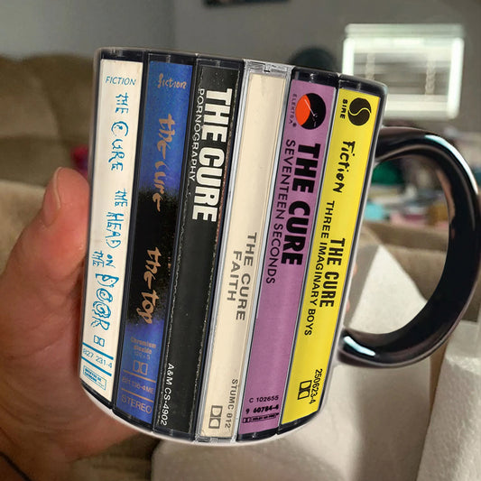 The Cure Albums Cassette Retro Collection Accent Mug