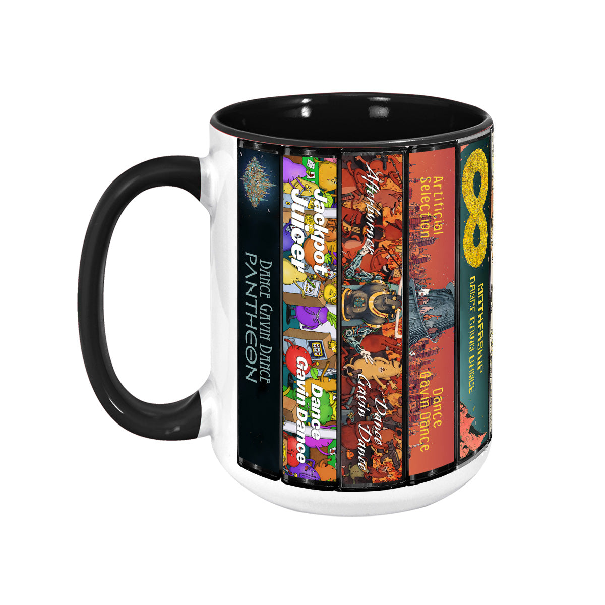 Dance Gavin Dance Albums Cassette Collection Retro Accent Mug