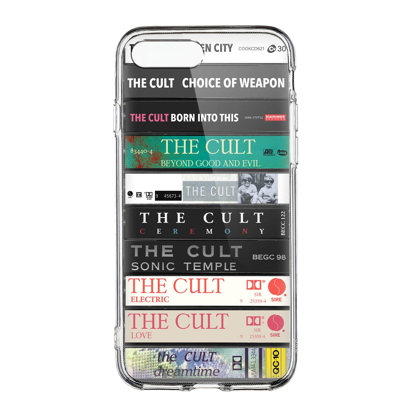 The Cult Albums Cassette Collection Retro Phone Case