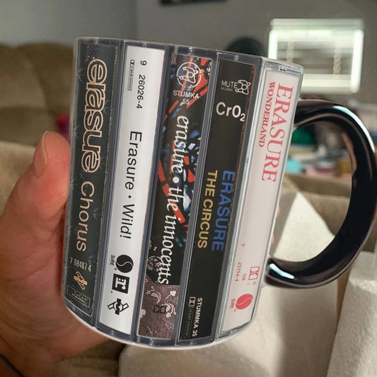 Erasure Albums Cassette Collection Retro Accent Mug