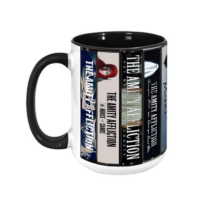 The Amity Affliction Albums Cassette Collection Retro Accent Mug