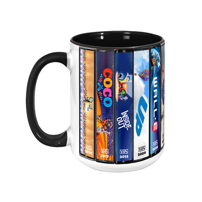 Pixar VHS Movies Collection Accent Mug