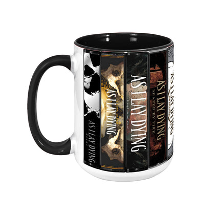 As I Lay Dying Albums Cassette Collection Retro Accent Mug