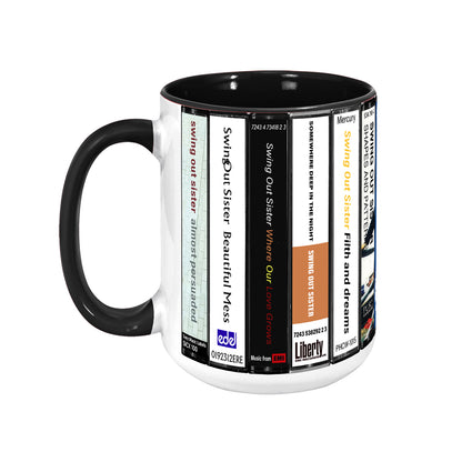 Swing Out Sister Albums Cassette Collection Retro Accent Mug