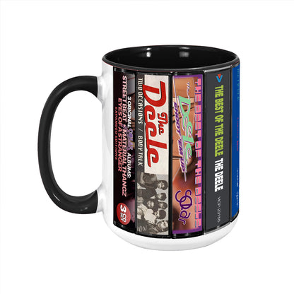 The Deele Albums Cassette Collection Retro Accent Mug