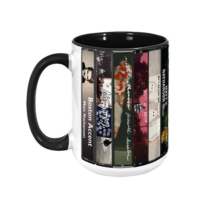 Matt Nathanson Albums Cassette Collection Retro Accent Mug