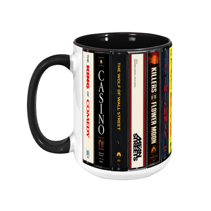 Martin Scorsese VHS Movies Collection Accent Mug