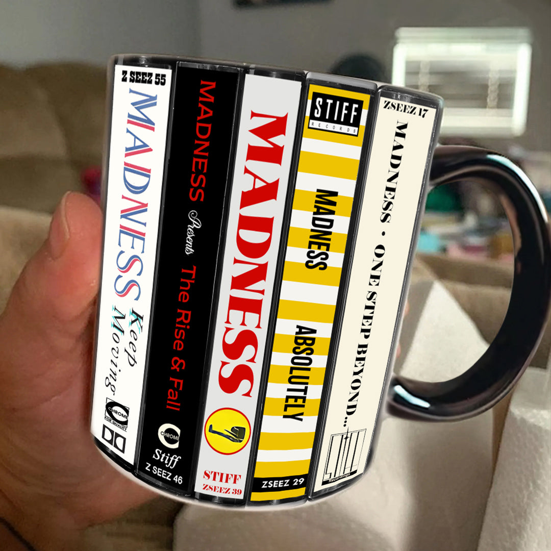 Madness Albums Cassette Collection Retro Accent Mug