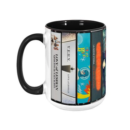 Love of Lesbian Albums Cassette Collection Retro Accent Mug