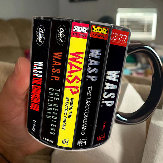 W.A.S.P Albums Cassette Retro Collection Accent Mug