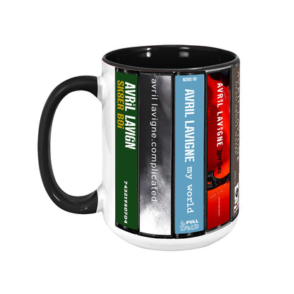 Avril Lavigne Albums Cassette Collection Retro Accent Mug